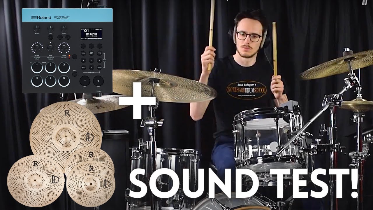 TEST PIATTI AGEAN LOW NOISE + ROLAND TM-6 PRO | TRASFORMARE LA BATTERIA ACUSTICA IN ELETTRONICA