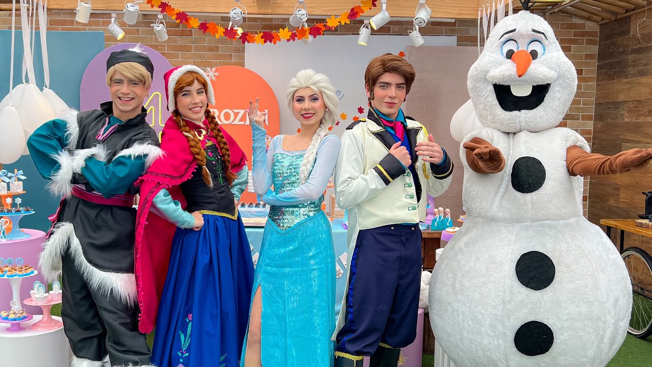 Frozen 1 completo - Duas Estrelas Personagens Vivos