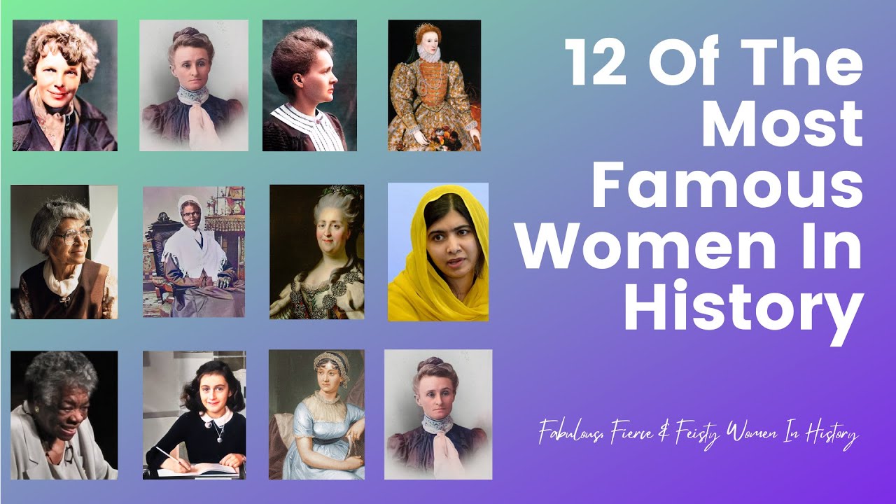 12 Women Who Changed The World with Colorized Historical Photos
