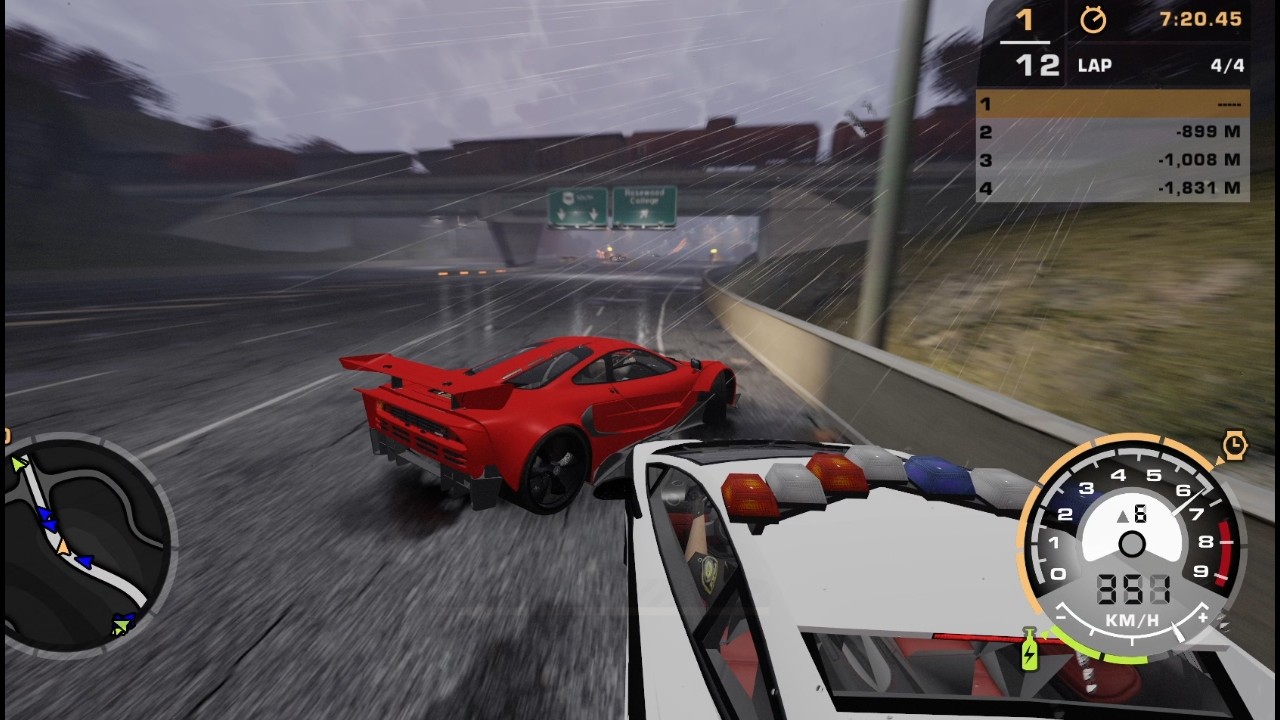 Heat level 10 vs McLaren F1 - Need For Speed Most Wanted Hier edition