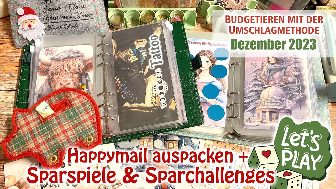 ❤️  Let's play: Challenges & Sparspiele + Post auspacken von @SusenPfifferling und Alltagssparen ❤️