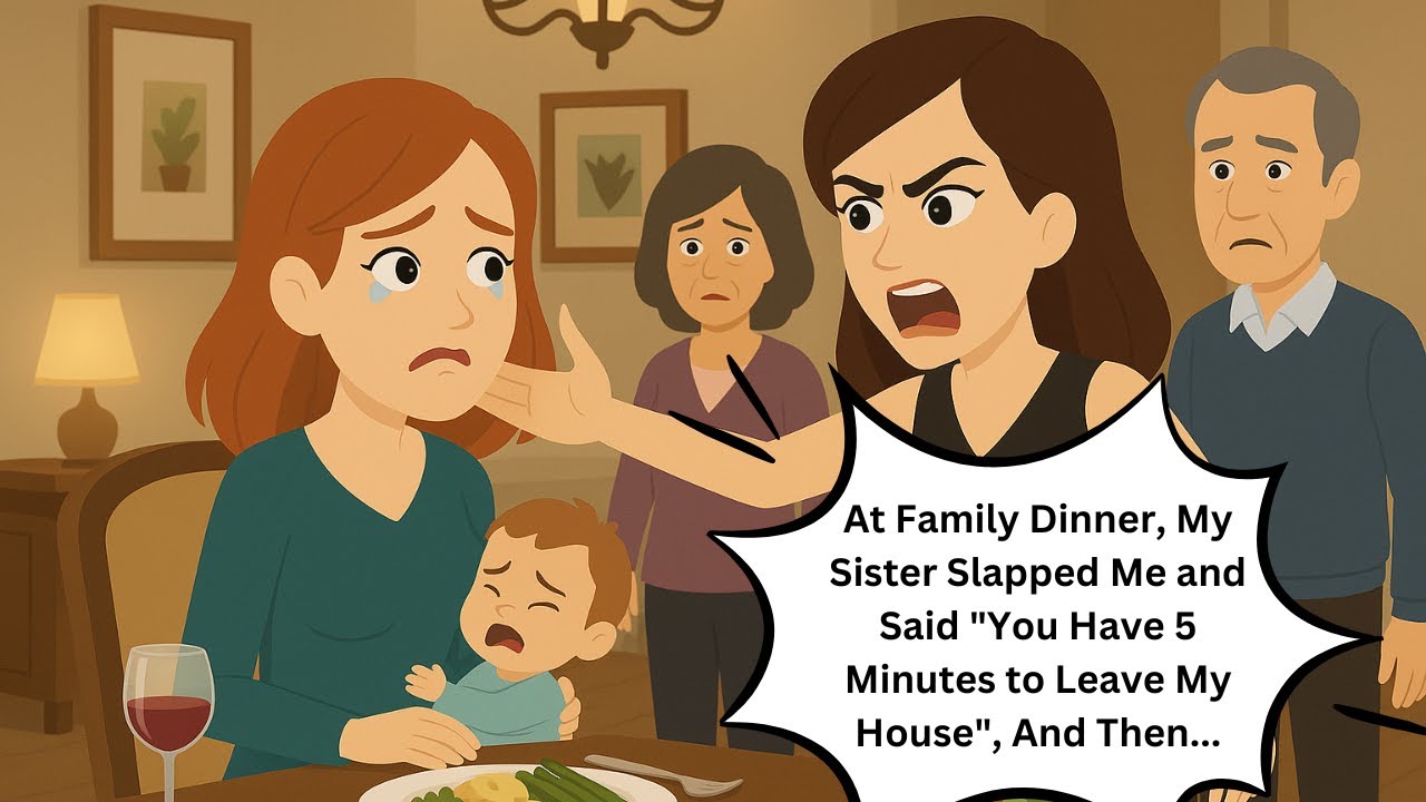 At Family Dinner, My Sister Slapped Me and Said 