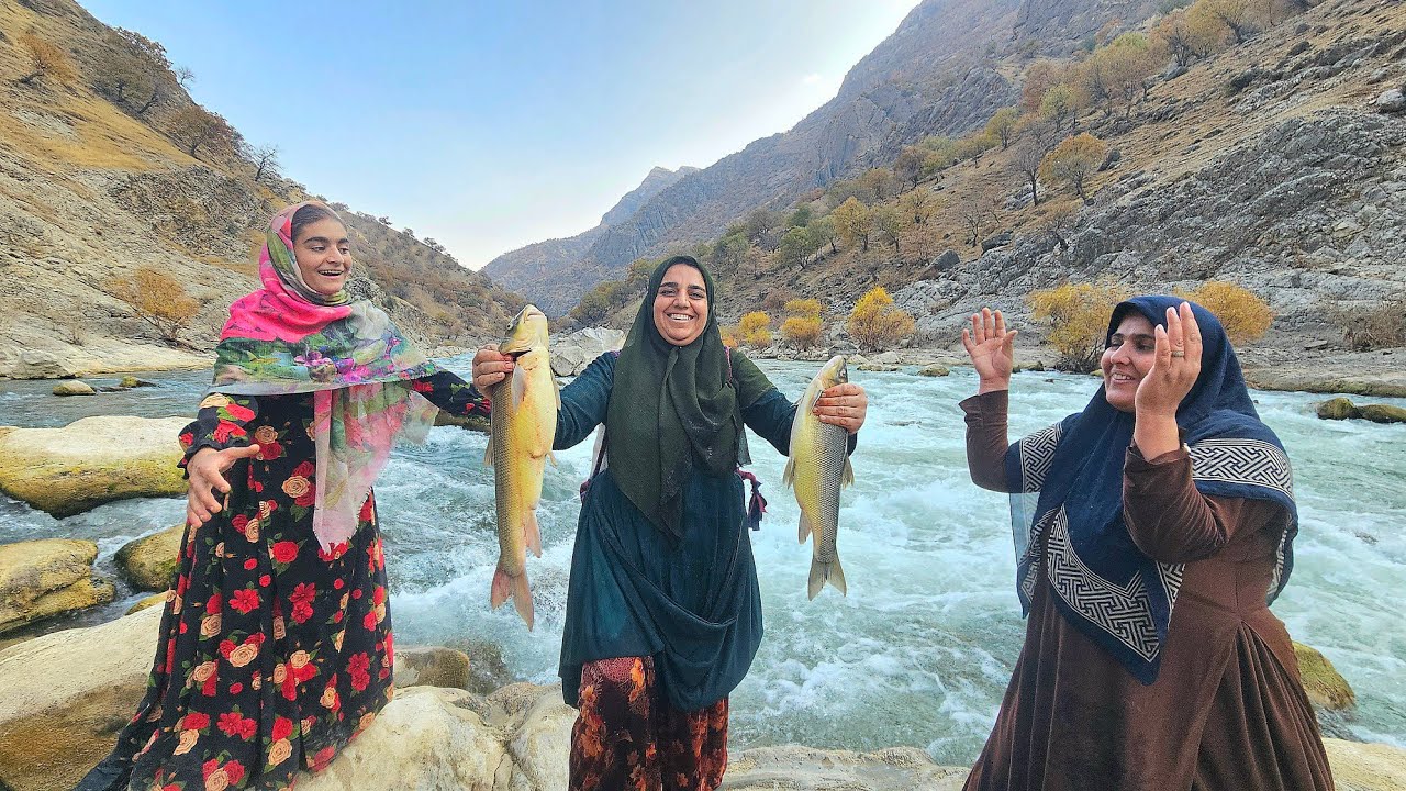 Battle with a Monster Fish! 🎣🔥 | Power of Nomadic Women