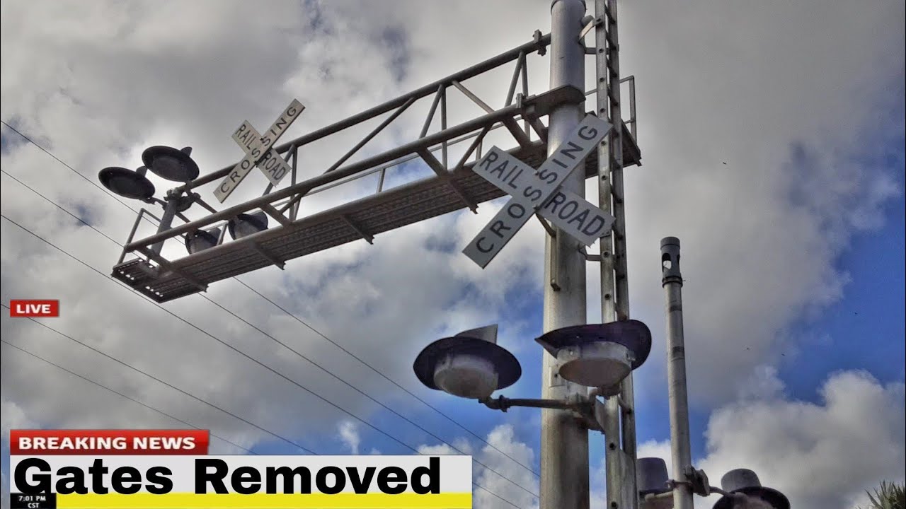Why A Cantilever Railroad Crossing on a Small Road ?