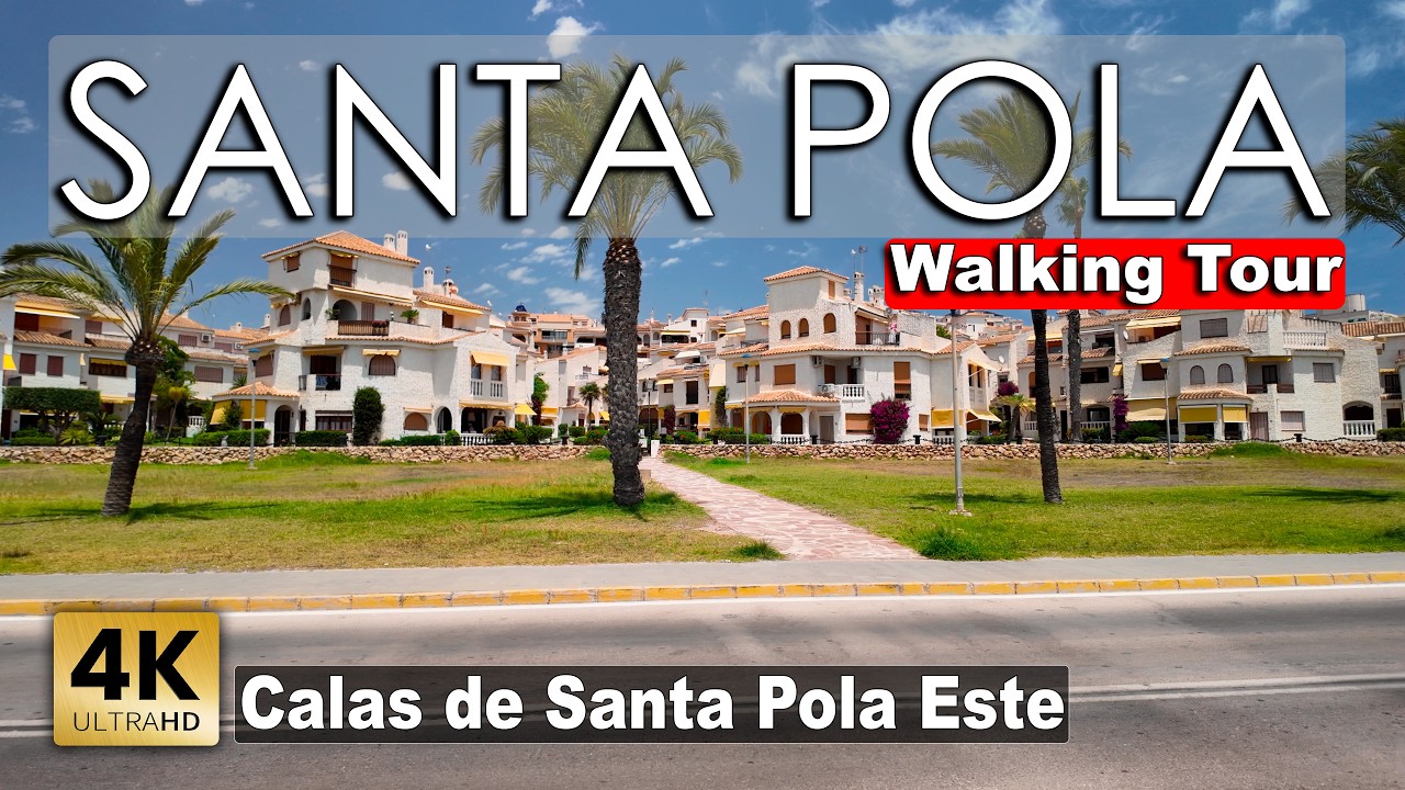 Santa Pola - Calas de Santa Pola este 2025 - Spain | Costa Blanca - Walking tour [4k 60fps]
