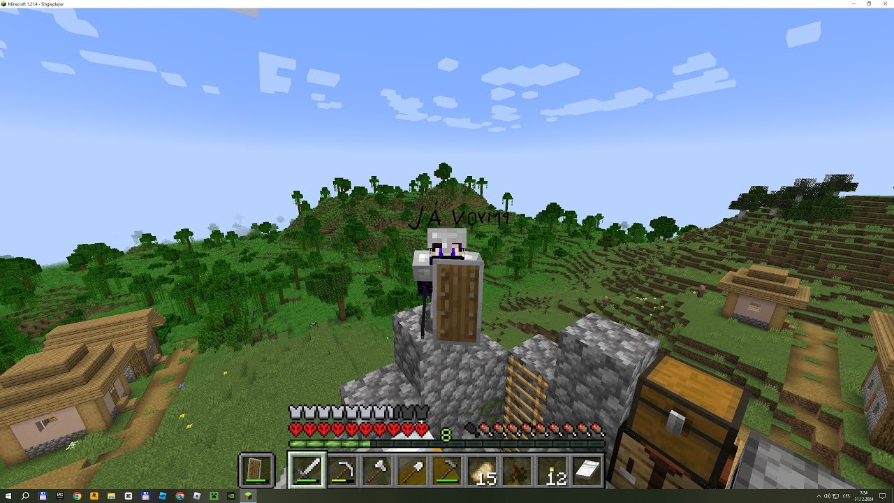 První letsplay minecrraft hardcore. 1-díl