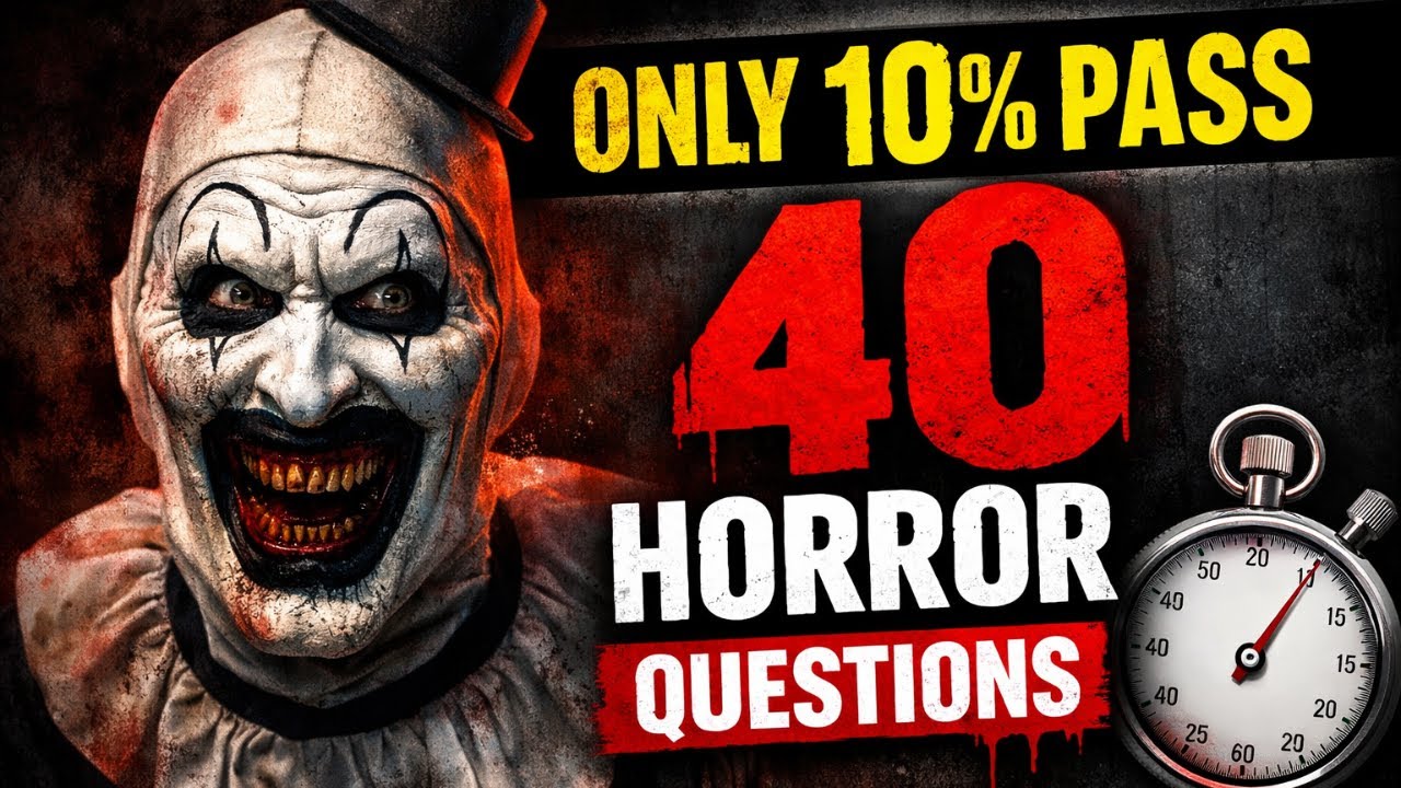 40 CHALLENGING Horror Movie Trivia Questions (Only REAL Fans Score 30+)