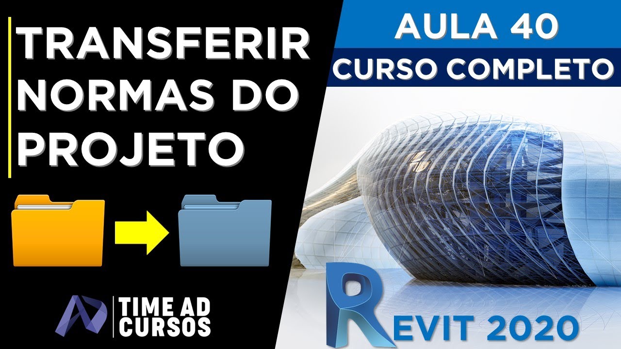 Aula 40 | Como copiar propriedades no revit | Transferir normas do projeto | Revit Curso completo