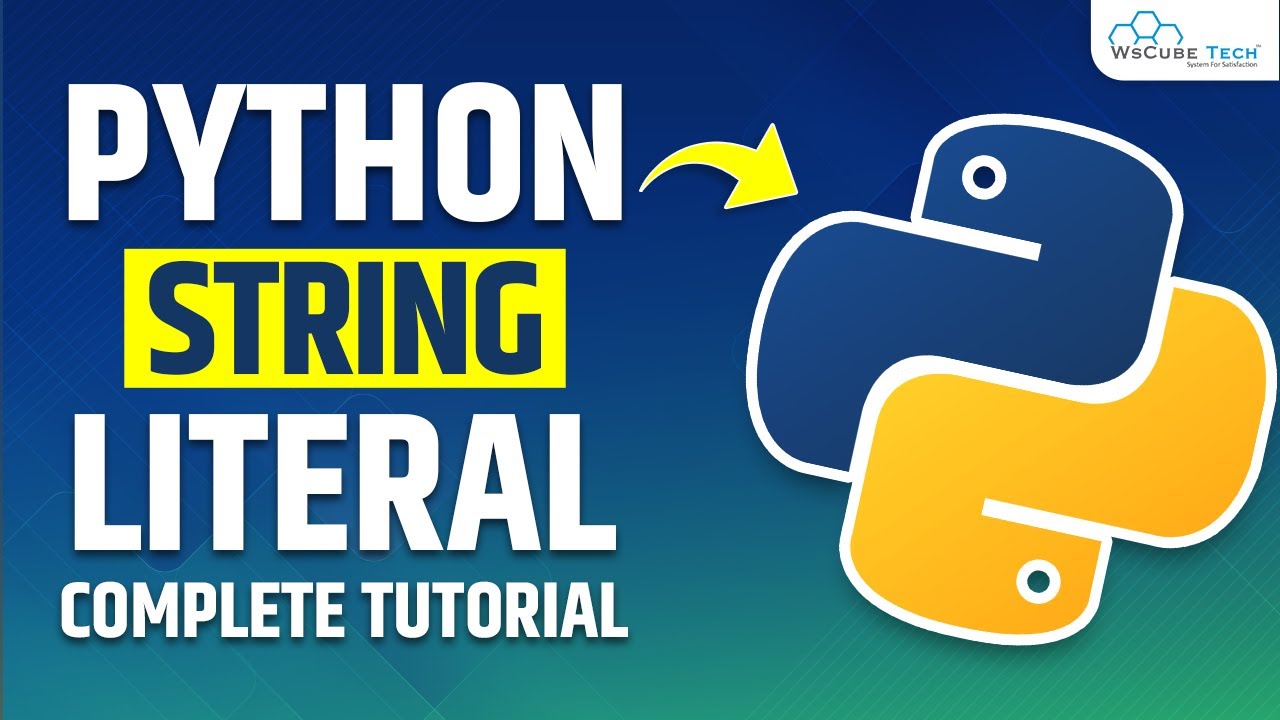 String Literals - Basics of String Literals | Python Tutorial in Hindi