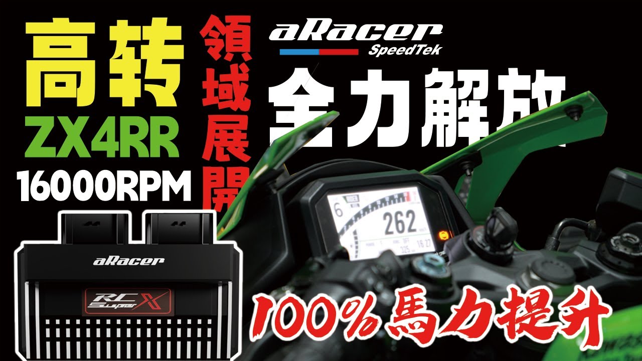 100%馬力增加！ZX4RR萬轉咆哮領域展開