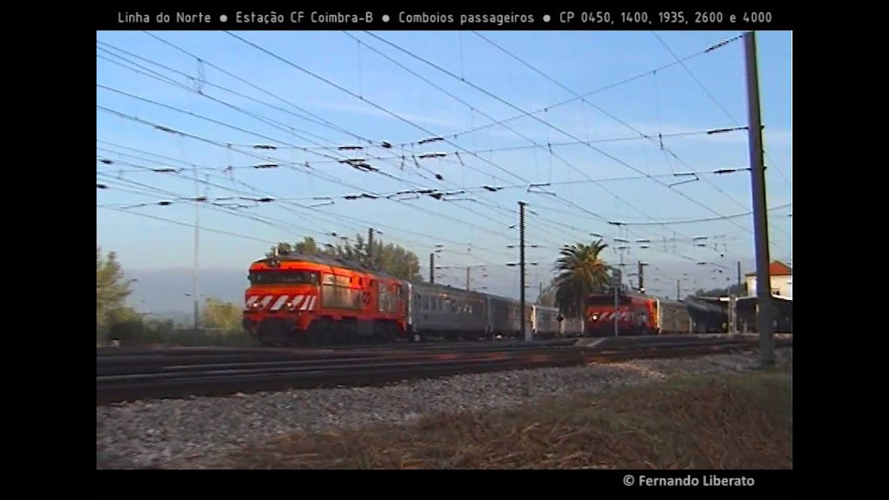 Comboios de Portugal em Coimbra