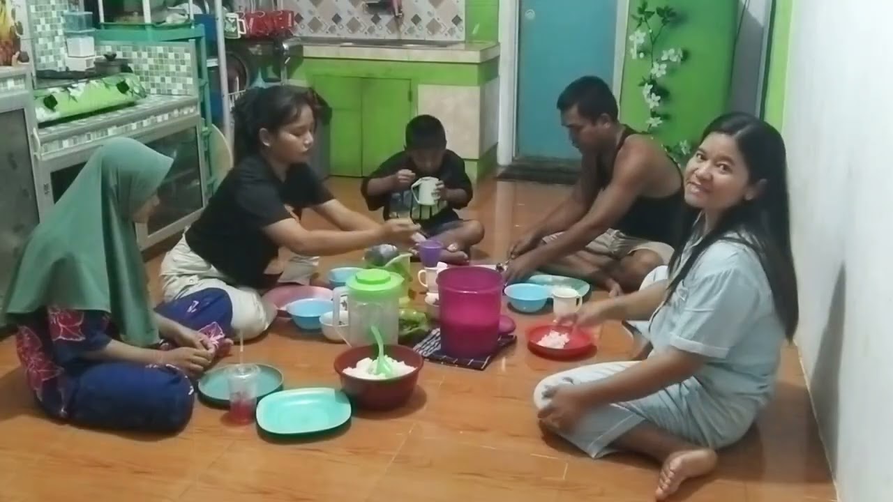 Terkejut tiba-tiba anak gadis buka puasa dirumah kita||sup buah susu sayur asem ala bitengah