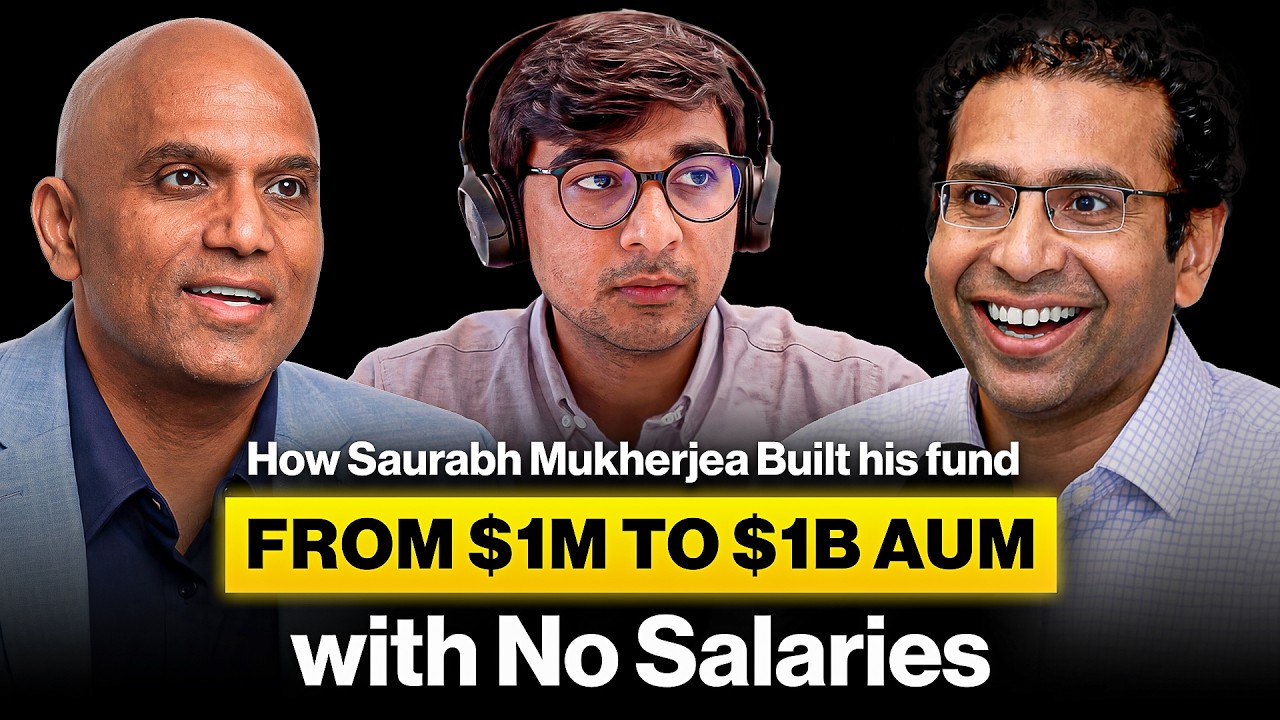 From $1M to $1B AUM: How Saurabh Mukherjea Built His Fund With No Salaries