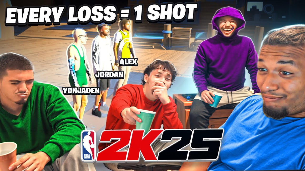 Мы вернулись в NBA 2K25, но каждое поражение = 1 ШОТ