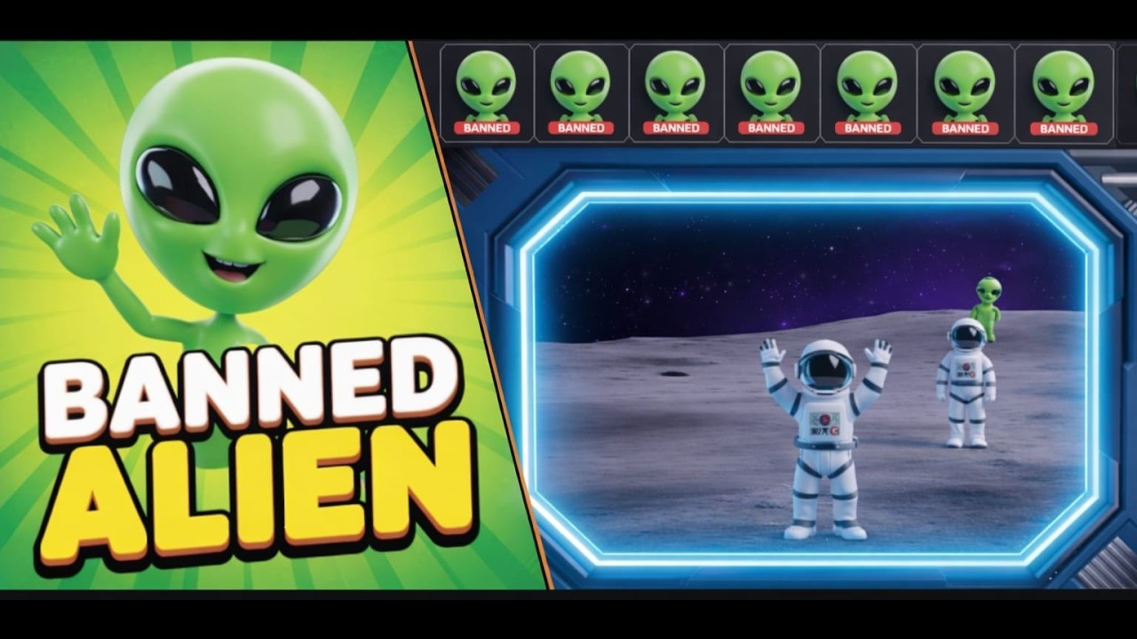 BANNED ALIEN CHALLENGE ESCAPE FROM SPACE PORTAL MISSION 🚀