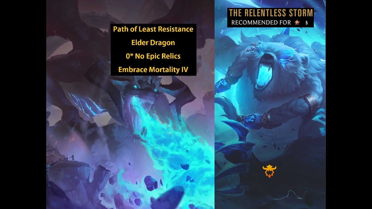 Embrace Mortality 4 - Elder Dragon vs Volibear - 0* No Epic Relics  - Defying Defiance Part 3