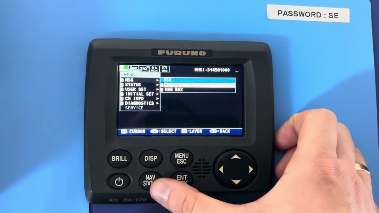 AIS Test FURUNO FA 170