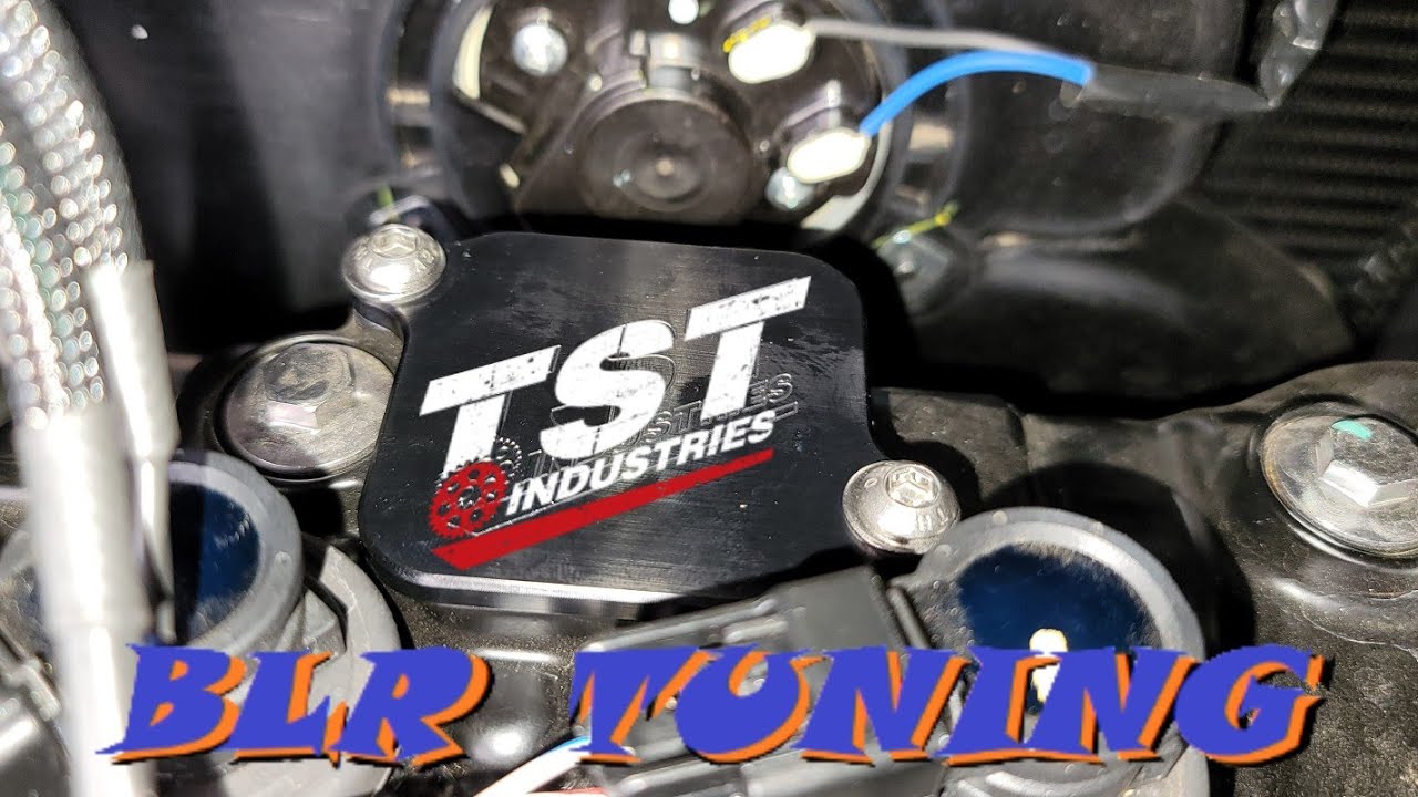 TST INDUSTRIES EMISSIONS BLOCK OFF KIT for KAWASAKI Z400 NINJA 400 install by BLR TUNING