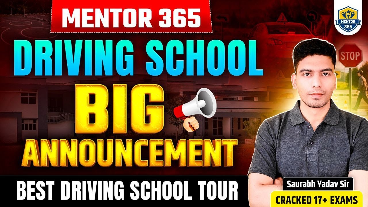 Mentor 365 Driving School 🚗 | Big Announcement 🔥 | Best Driving School Tour