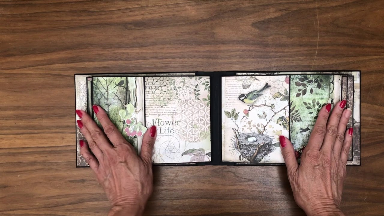 Stamperia Forest Walk Through Mini Album Tutorial
