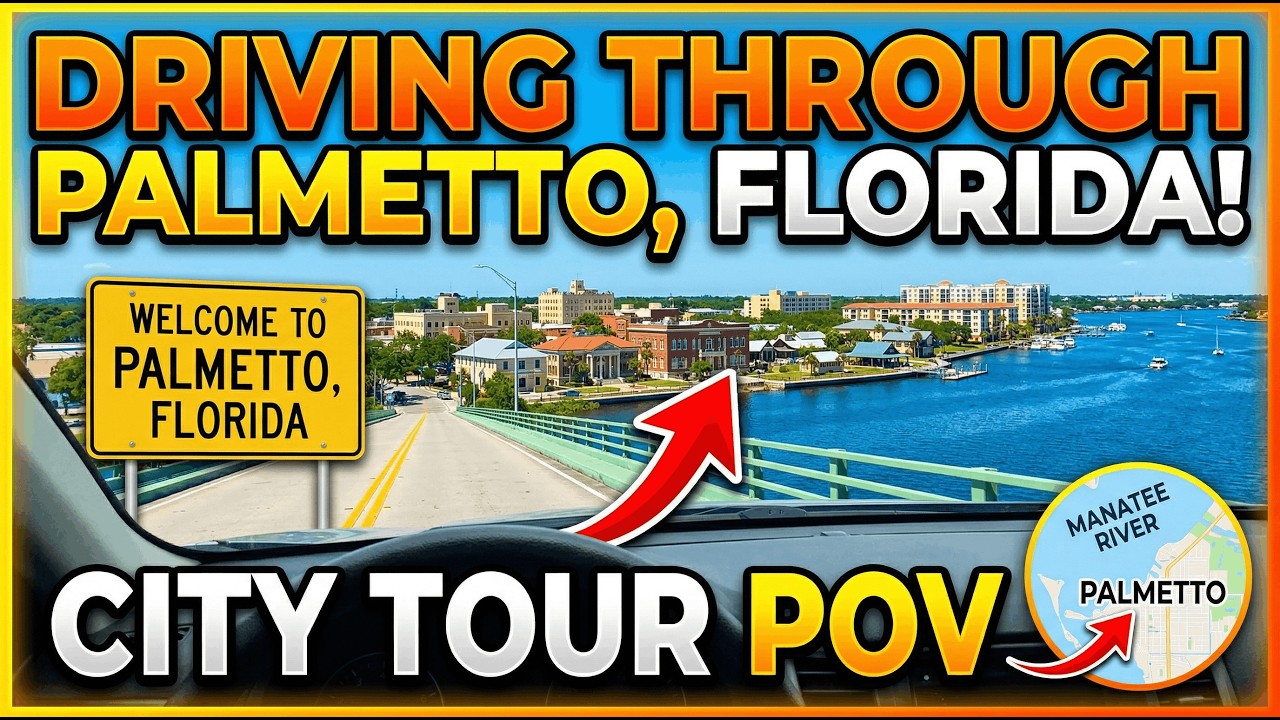 Driving through Palmetto, Florida