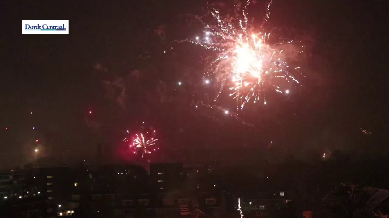 Vuurwerk boven Dordrecht 2019