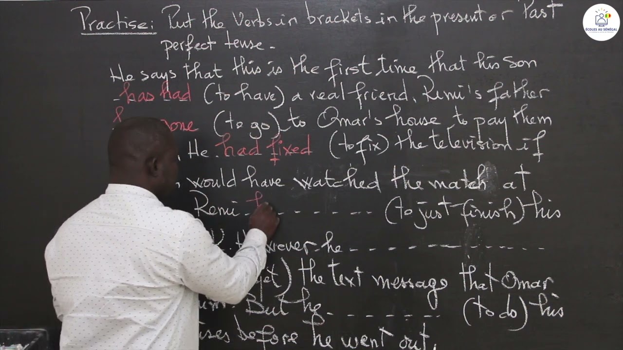 Exercises - First - English: Differences between the present perfect and past perfect tenses
