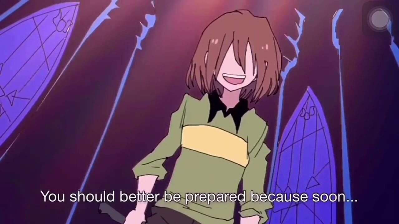 Chara vs Sans Anima&ccedil;&atilde;o