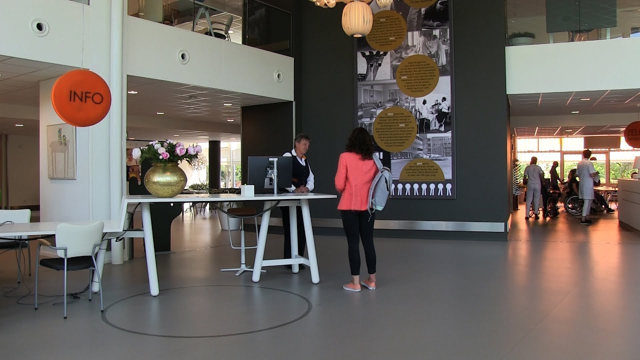 Aankomst en ontvangst UMCG Beatrixoord