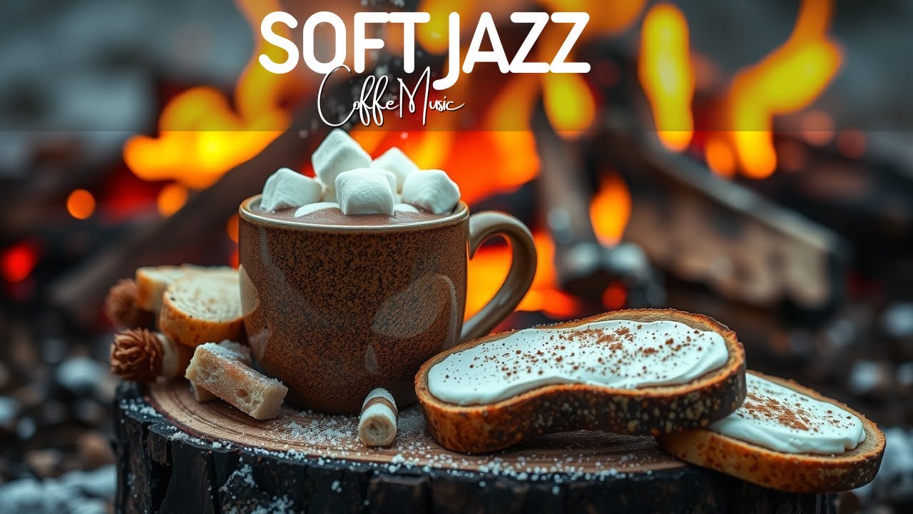 Smooth Winter Jazz Cafe ❄️ Coffee Shop Instrumental Music for Deep Focus, Study & Work