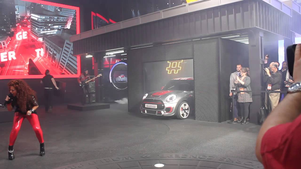 Mini Literally Rocks The John Cooper Works Unveiling at 2014 NAIAS