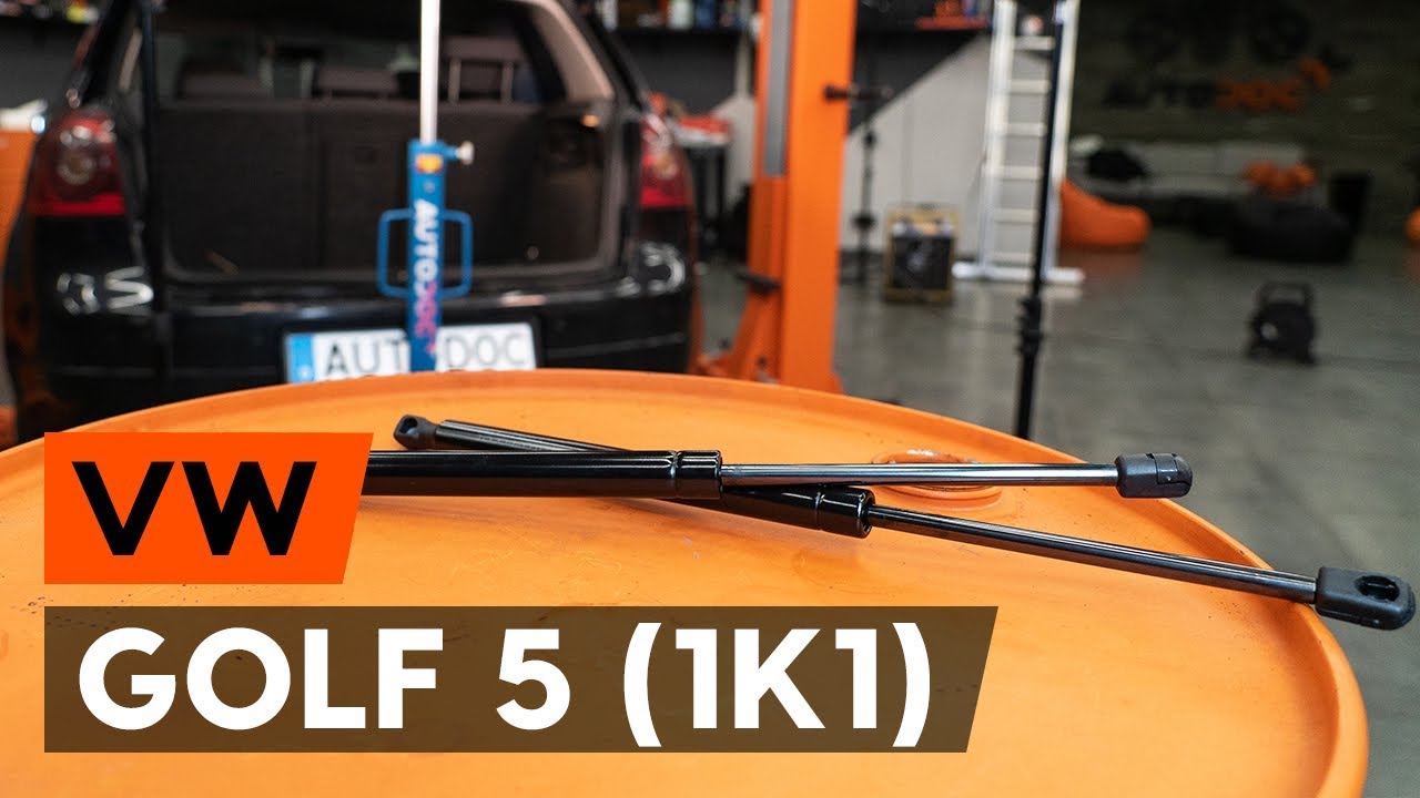 Cum se înlocuiește amortizor haion pe VW GOLF 5 (1K1) [TUTORIAL AUTODOC]