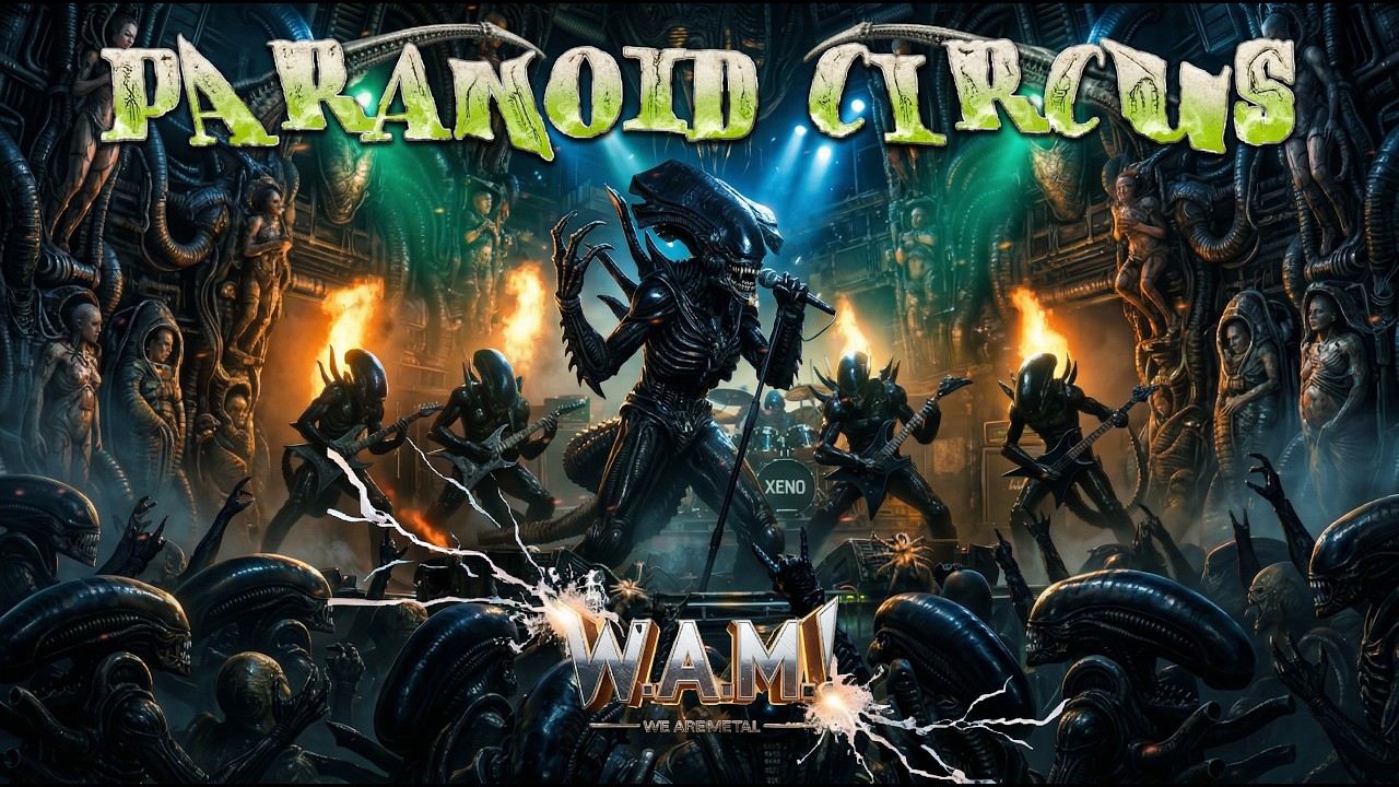 Industrial Metal Full Album - Paranoid Circus | W.A.M.! Alien Concert