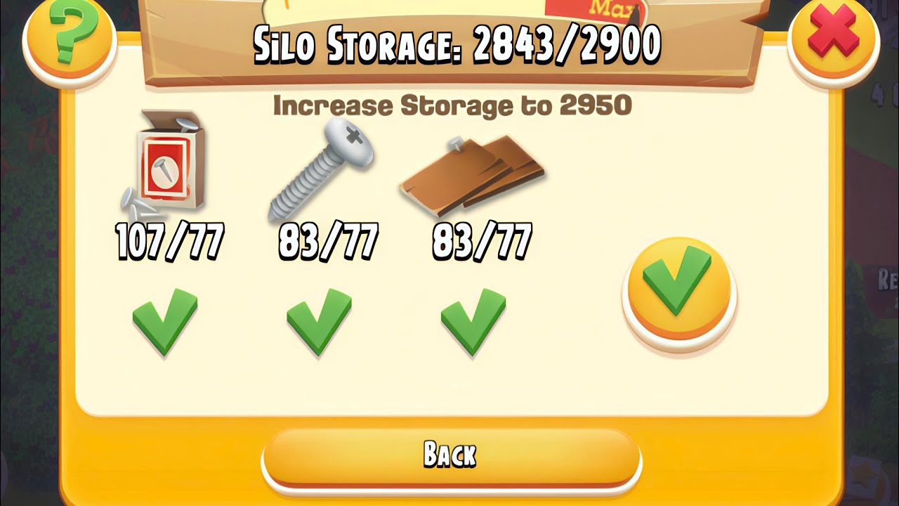 Level 120 storege update and sell 