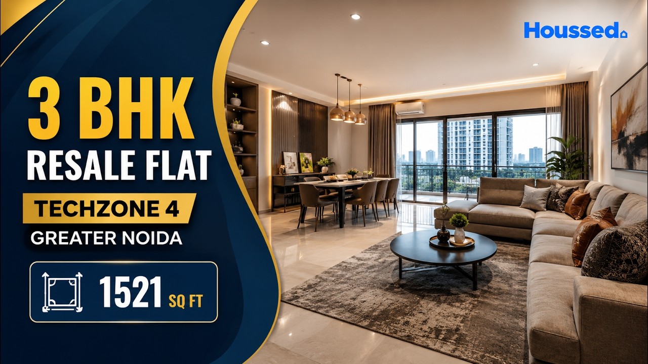 3 BHK Flat for Resale in Techzone 4, Greater Noida | 1521 Sq Ft