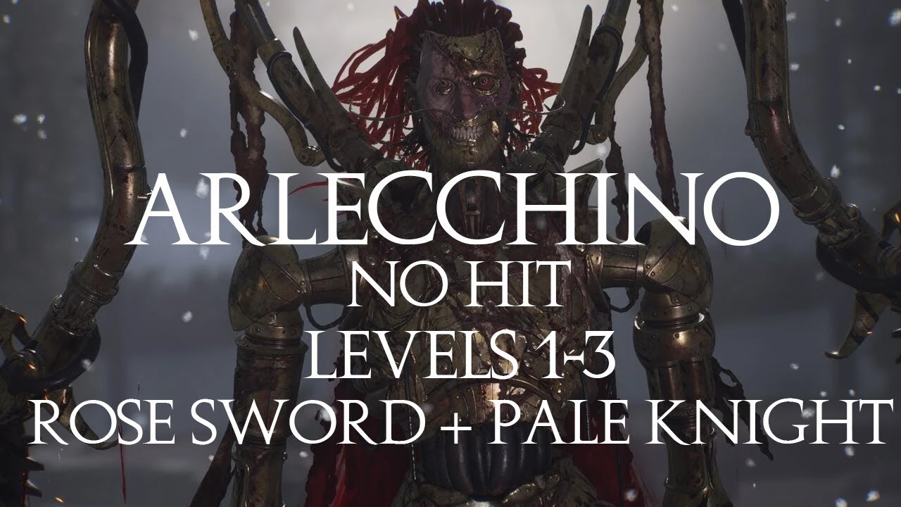 Lies Of P: The Hardest Souls Boss - Arlecchino, The Blood Artist, No Hit(Levels 1-3)