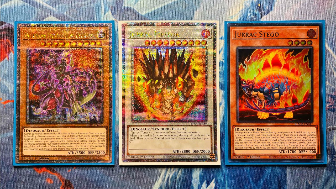 Профиль колоды Pure Jurrac Dinosaur — новый банлист, ноябрь 2025, Yu-Gi-Oh