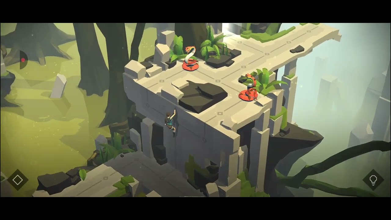 نكمل مراحل لعبة Lara Croft go