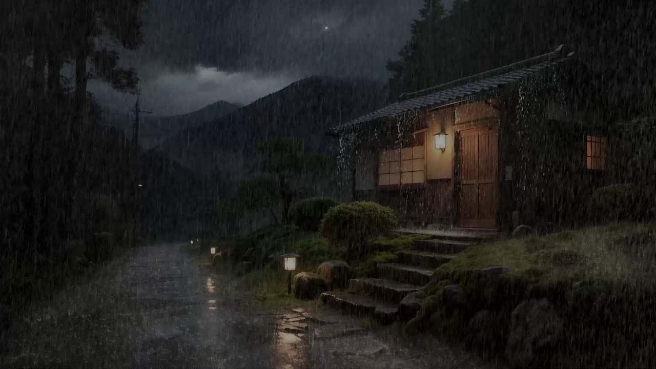 Endors-Toi Rapidement 🌧️ Sons de Pluie Relaxants pour Sommeil Profond et Calme Mental 💫