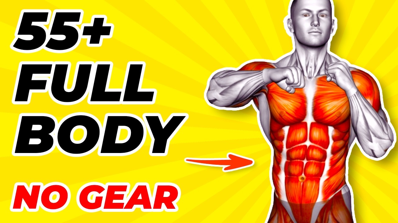 10 MIN Full Body Bodyweight Workout for Men Over 55