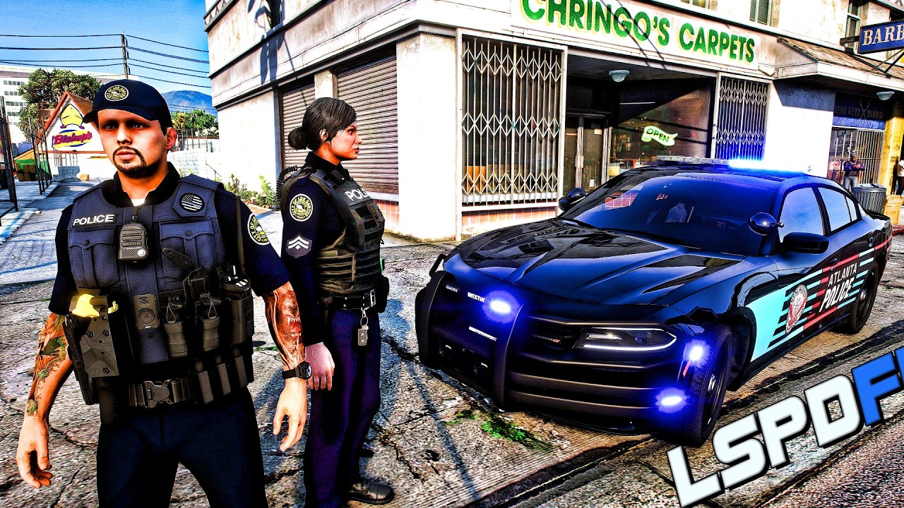 Городской патруль|| Мод GTA 5 Lspdfr|| Карта ATL