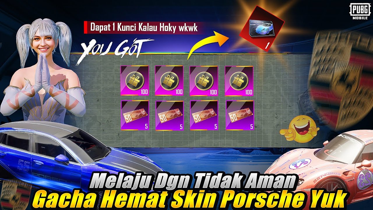 YUK LANGSUNG GACHA HEMAT SKIN MOBIL PORSCHE & EVENT UC GRATIS HADIR JUGA NIH GAS BUAT NABUNG UC🔥🤑🤑🔥