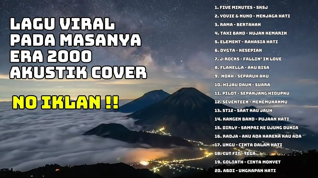 LAGU HITS VIRAL TERBAIK 2000-AN ERA BAND INDONESIA TANPA IKLAN COCOK UNTUK SANTAI DAN KERJA