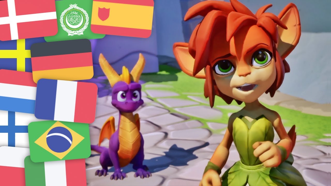 Spyro 2 Ripto's Rage на 14 разных языках