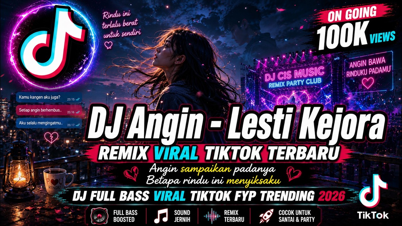 DJ KUTITIPKAN RINDU KEPADA ANGIN – LESTI KEJORA | DJ CIS MUSIC REMIX | VIRAL TIKTOK 2026