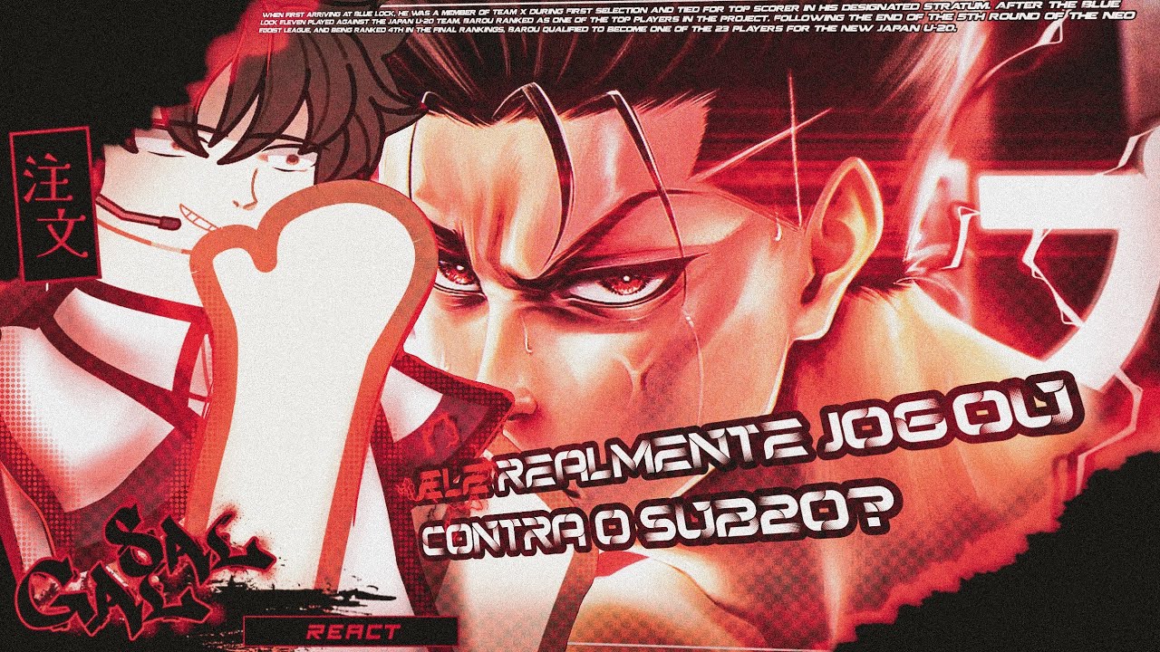 🇧🇷 Be Blues - Ao Ni Nare React ( Rei Absoluto | Blue Lock | Shoei Barou | @AniRap )