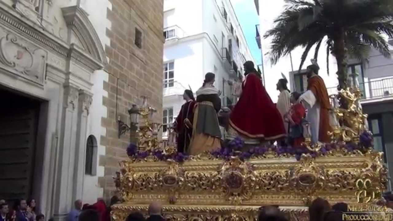 La Paz (Borriquita)Plaza San Agustín 2015.Domingo de Ramos Cádiz A.M. Polillas
