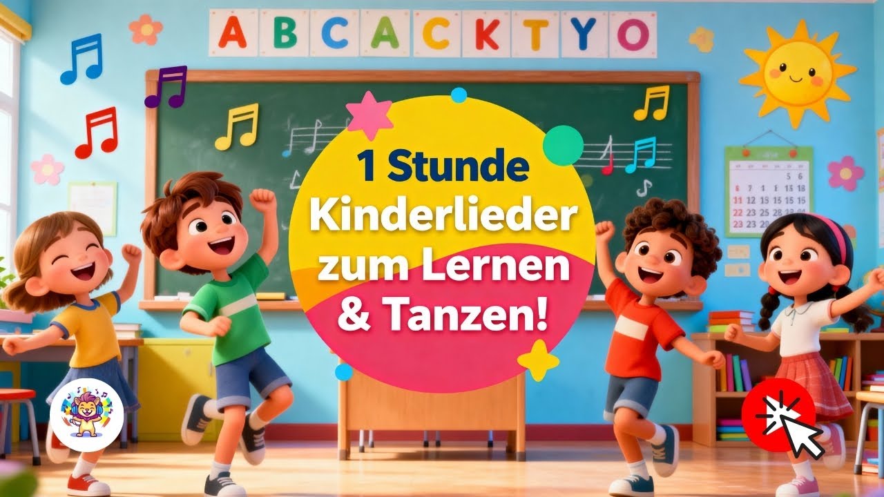 1 Stunde Kinderlieder zum Lernen & Tanzen 🎶 | Mitmach- und Bewegungslieder f&uuml;r Kinder