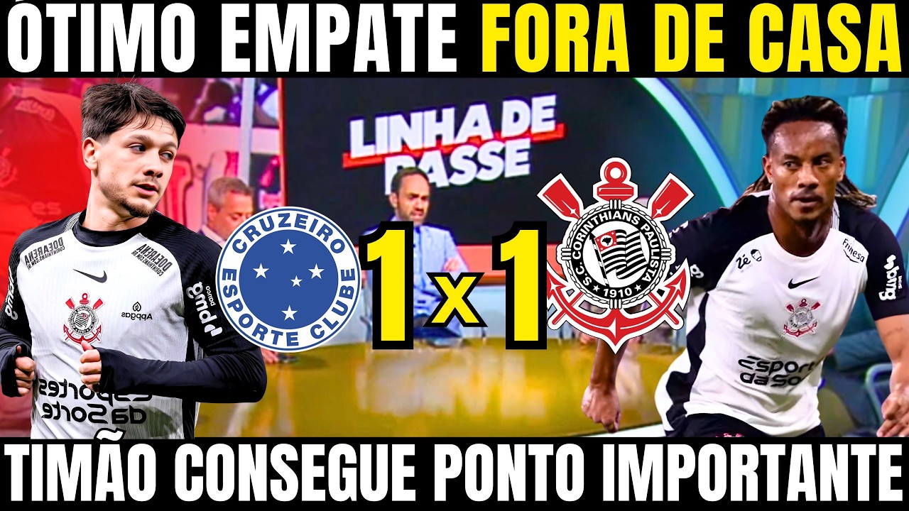 PÓS JOGO DO CORINTHIANS QUE CONSEGUIU UM BAITA EMPATE FORA DE CASA CONTRA O CRUZEIRO PONTO IMPORTANT