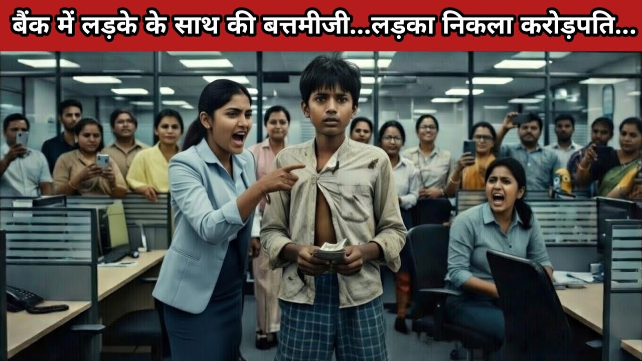 बैंक में लड़का गया पैसे जमा करने.. मैनेजर ने धक्के मारकर निकाला बाहर.. फिर जो हुआ सब चौक गए।